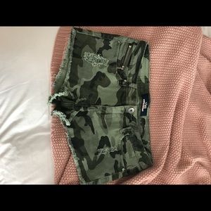 YMI camo shorts